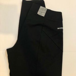INC Curvy Skinny Ponte Pants with front zippers